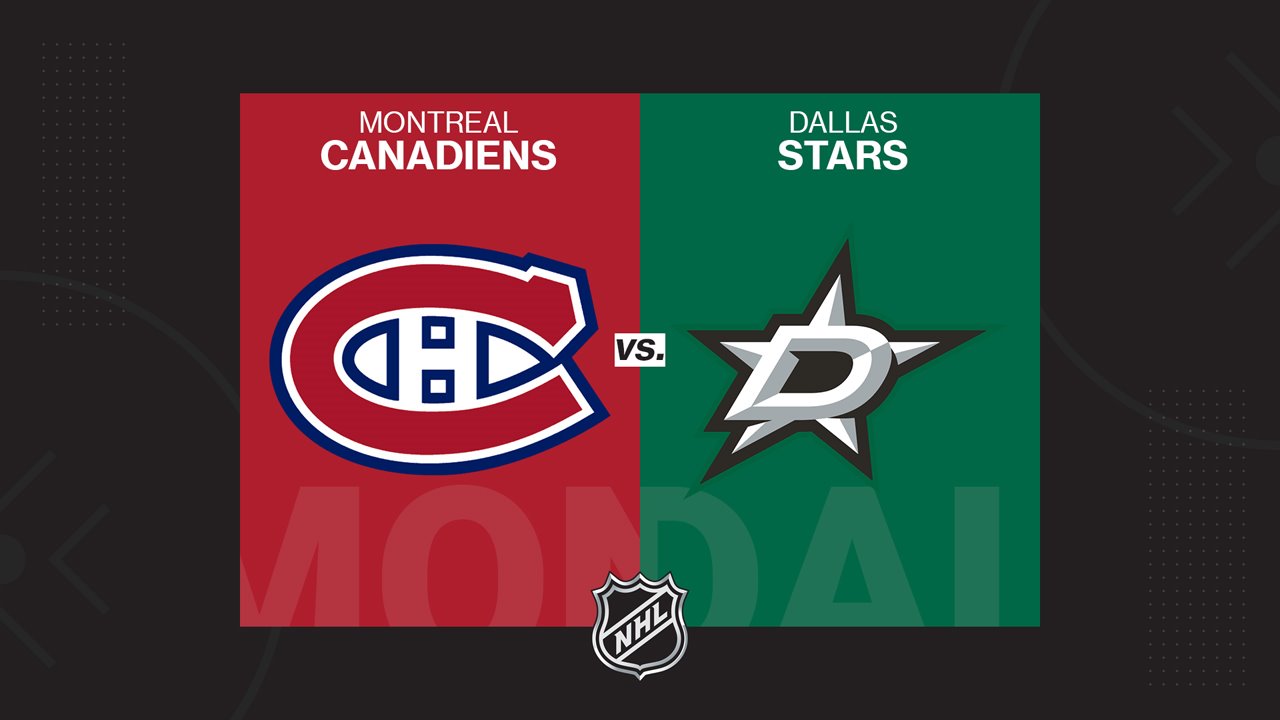 Montreal Canadiens vs Dallas Stars poster Montreal Canadiens vs Dallas Stars poster