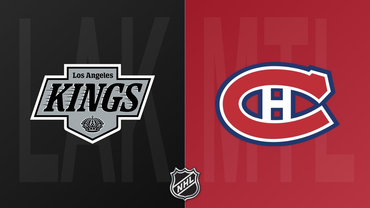 Montreal Canadiens vs Los Angeles Kings poster