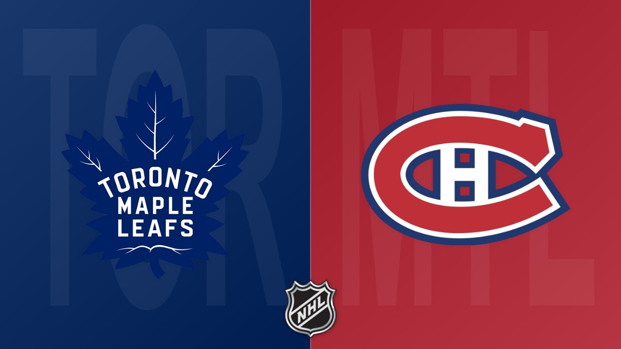 Montreal Canadiens vs Toronto Maple Leafs poster Montreal Canadiens vs Toronto Maple Leafs poster