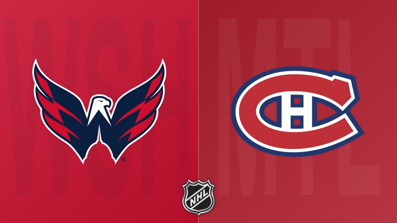 Montreal Canadiens vs Washington Capitals poster Montreal Canadiens vs Washington Capitals poster