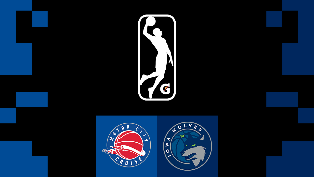 Motor City Cruise vs Iowa Wolves poster