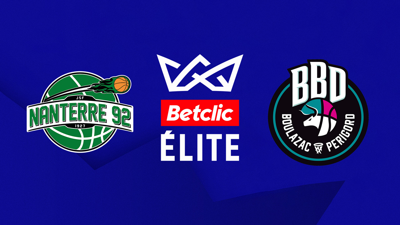 Nanterre vs Boulazac Basket Dordogne poster Nanterre vs Boulazac Basket Dordogne poster