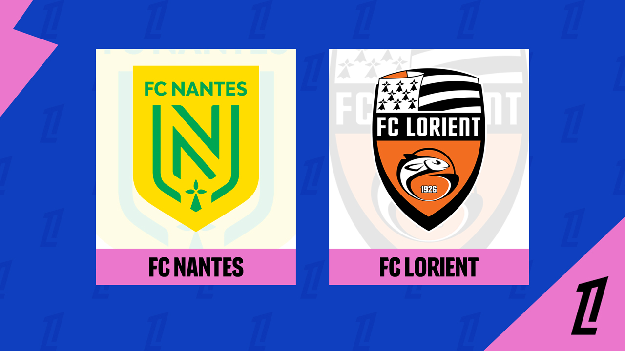 Nantes vs Lorient poster Nantes vs Lorient poster