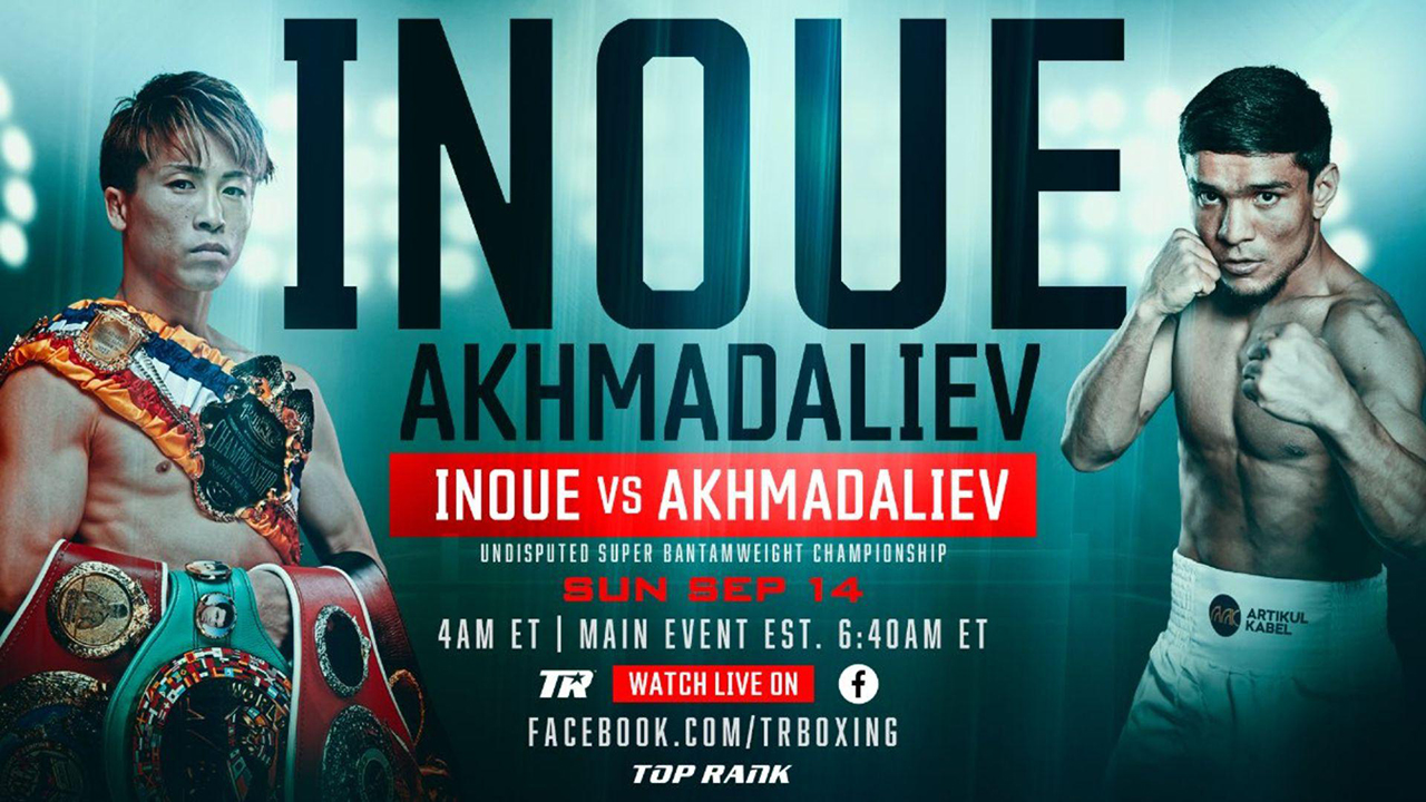 Naoya Inoue vs Murodjon Akhmadaliev poster