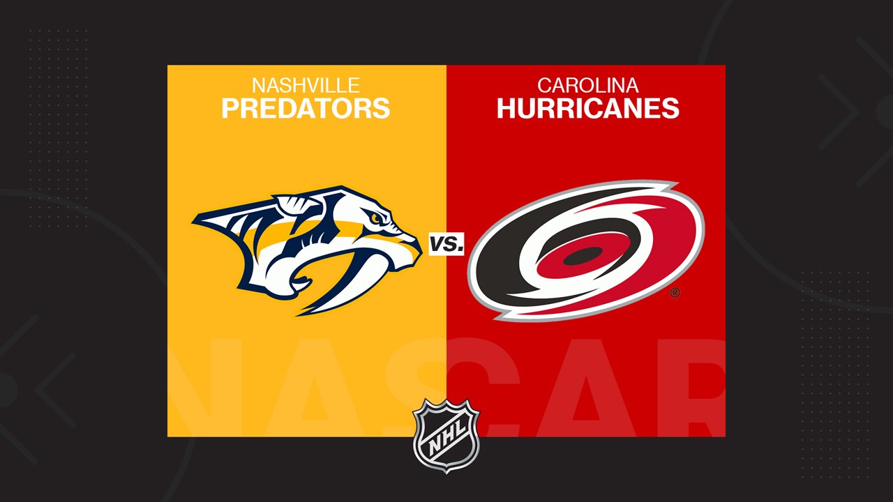 Nashville Predators vs Carolina Hurricanes poster