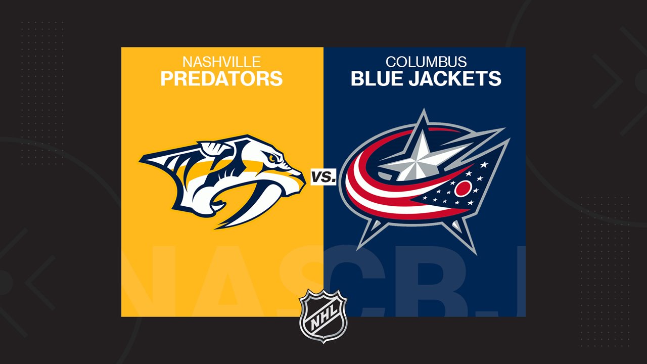 Nashville Predators vs Columbus Blue Jackets poster Nashville Predators vs Columbus Blue Jackets poster