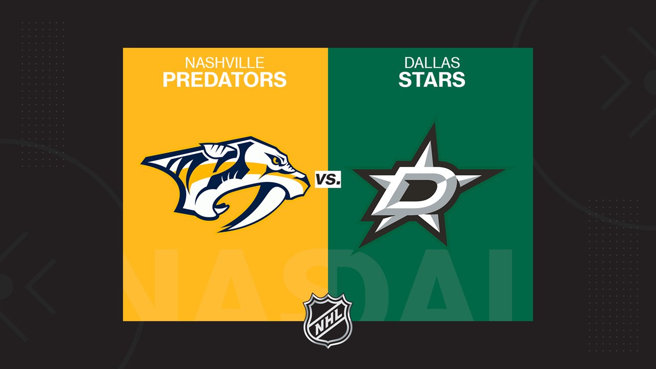 Nashville Predators vs Dallas Stars poster