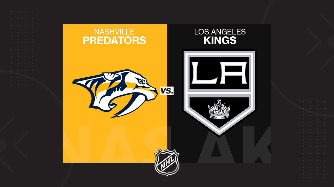 Nashville Predators vs Los Angeles Kings poster
