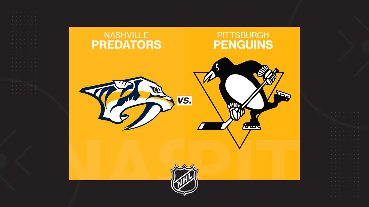 Nashville Predators vs Pittsburgh Penguins poster Nashville Predators vs Pittsburgh Penguins poster