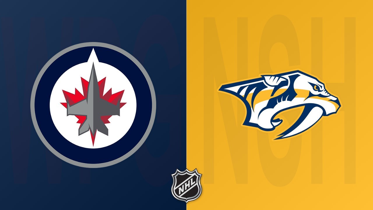 Nashville Predators vs Winnipeg Jets poster Nashville Predators vs Winnipeg Jets poster