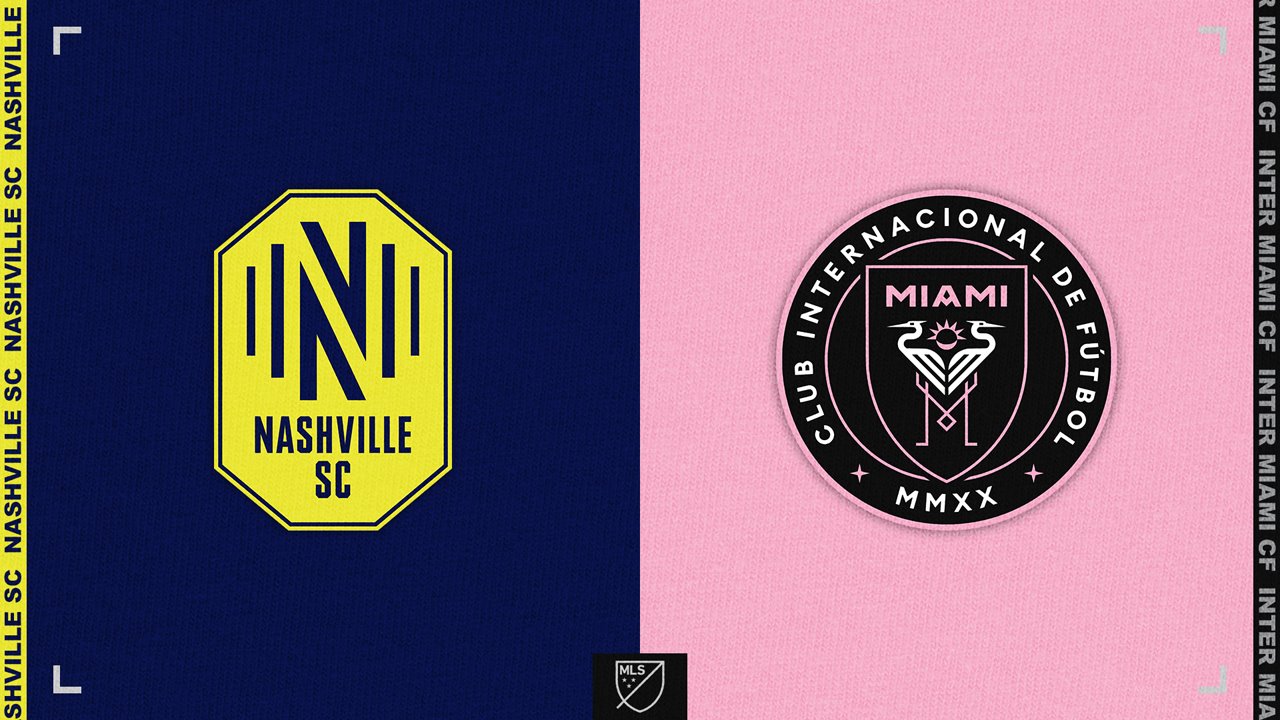 Nashville SC vs Inter Miami poster Nashville SC vs Inter Miami poster