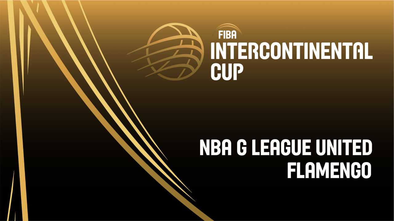 NBA G League United vs Flamengo Basketball poster