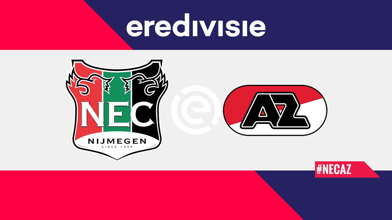 NEC Nijmegen vs AZ Alkmaar poster NEC Nijmegen vs AZ Alkmaar poster
