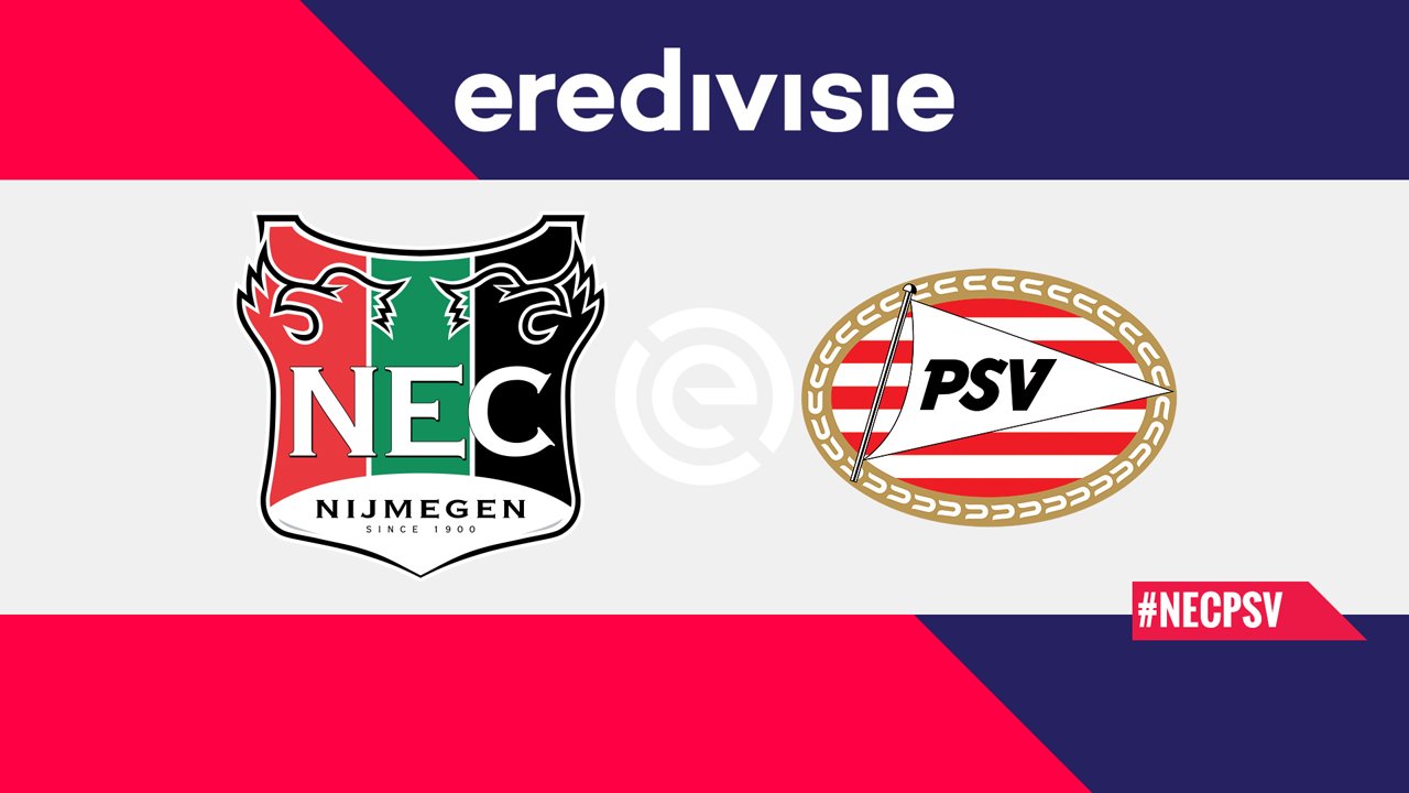 NEC Nijmegen vs PSV Eindhoven poster