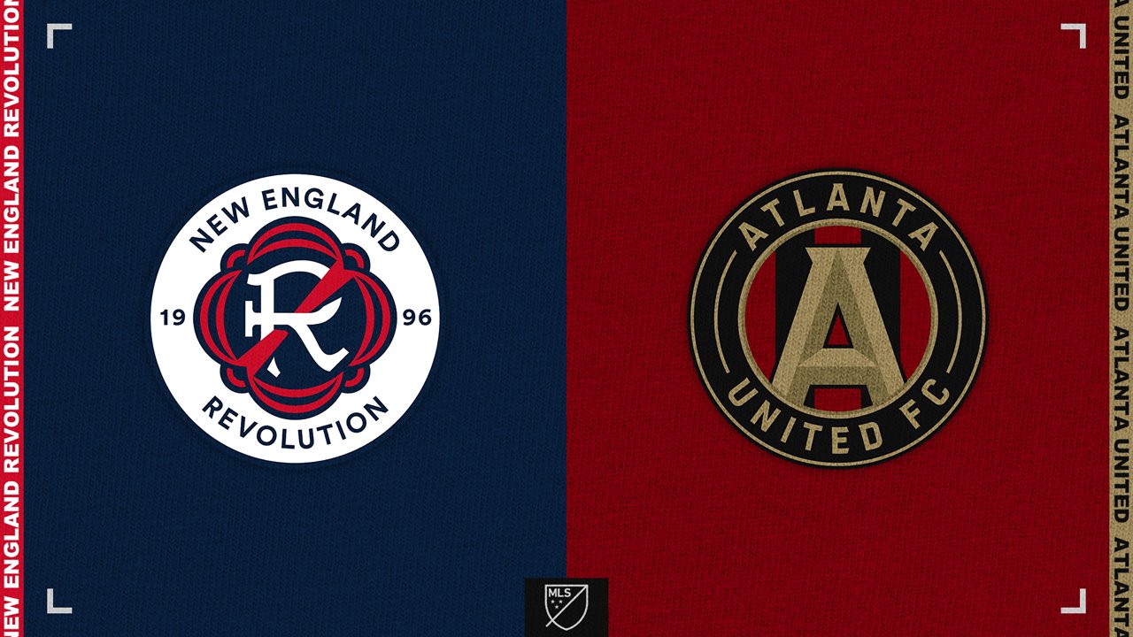 New England Revolution vs Atlanta United poster New England Revolution vs Atlanta United poster