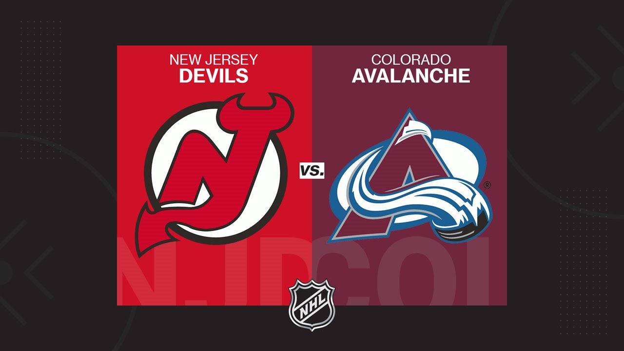 New Jersey Devils vs Colorado Avalanche poster