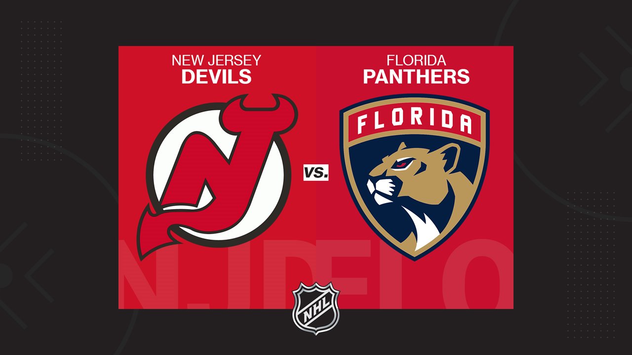 New Jersey Devils vs Florida Panthers poster