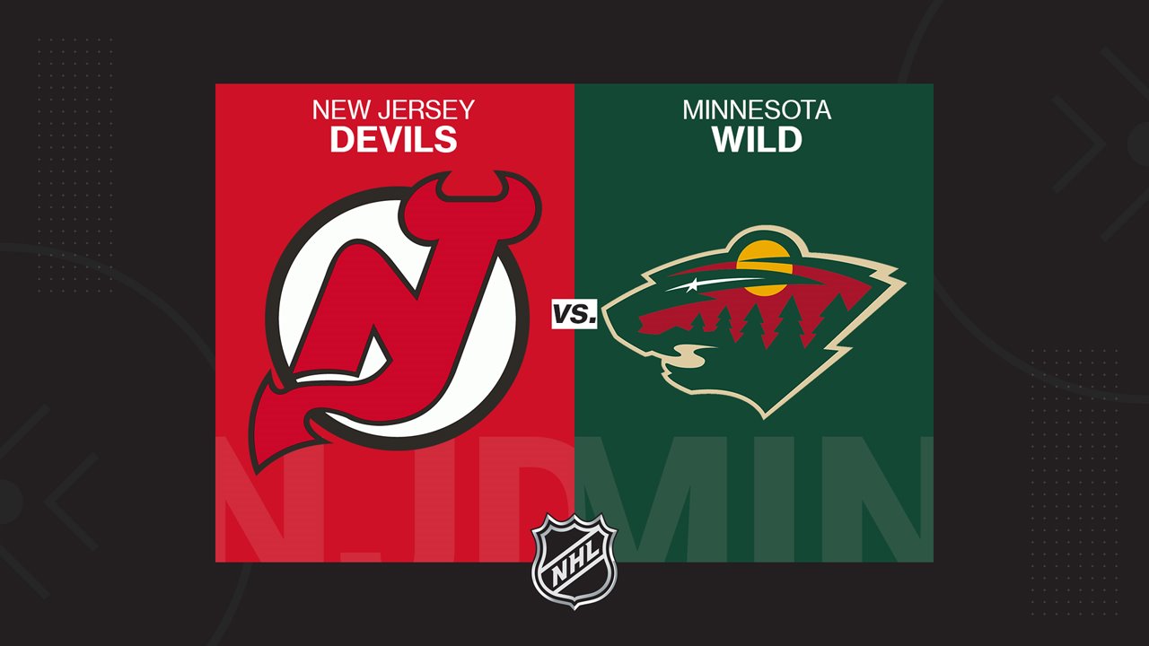 New Jersey Devils vs Minnesota Wild poster
