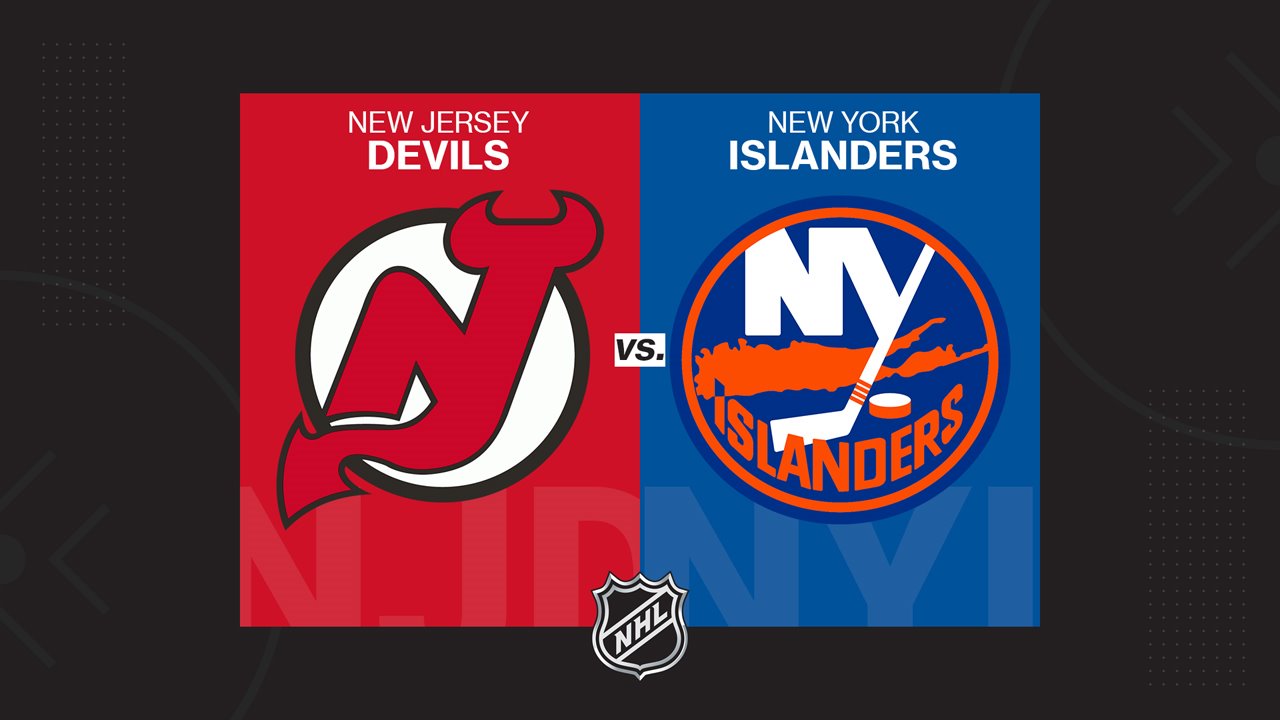 New Jersey Devils vs New York Islanders poster