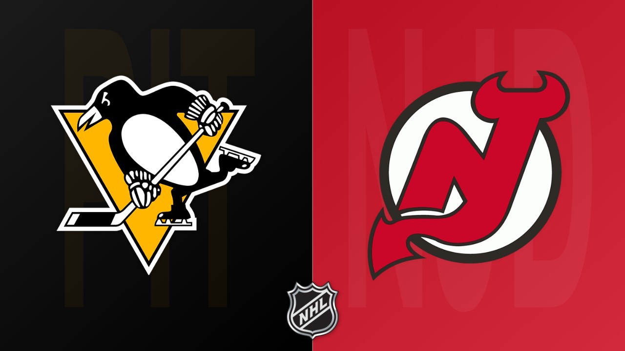 New Jersey Devils vs Pittsburgh Penguins poster