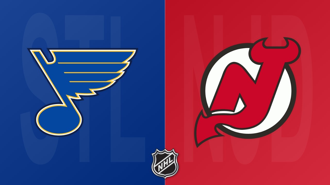 New Jersey Devils vs St. Louis Blues poster New Jersey Devils vs St. Louis Blues poster