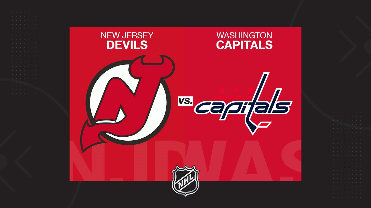 New Jersey Devils vs Washington Capitals poster