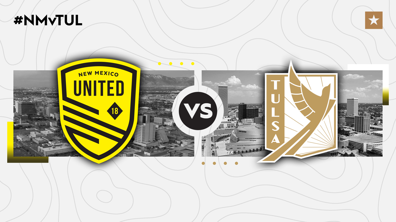 New Mexico United vs FC Tulsa poster