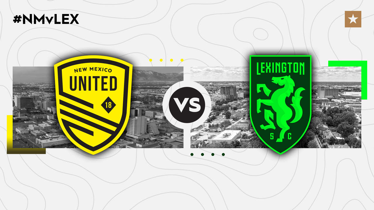 New Mexico United vs Lexington SC poster New Mexico United vs Lexington SC poster