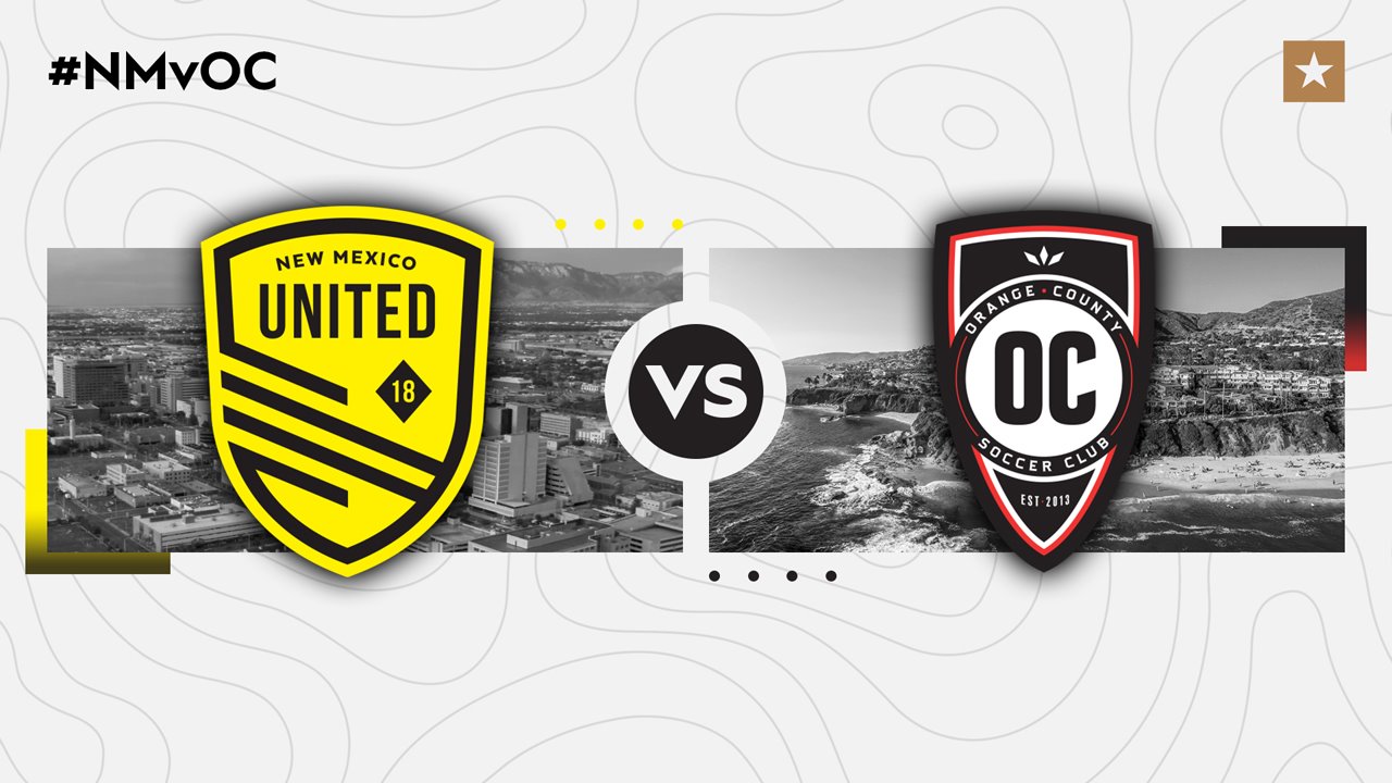 New Mexico United vs Orange County SC poster