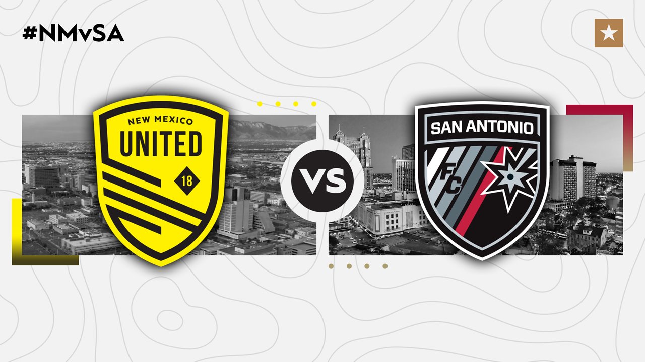 New Mexico United vs San Antonio poster