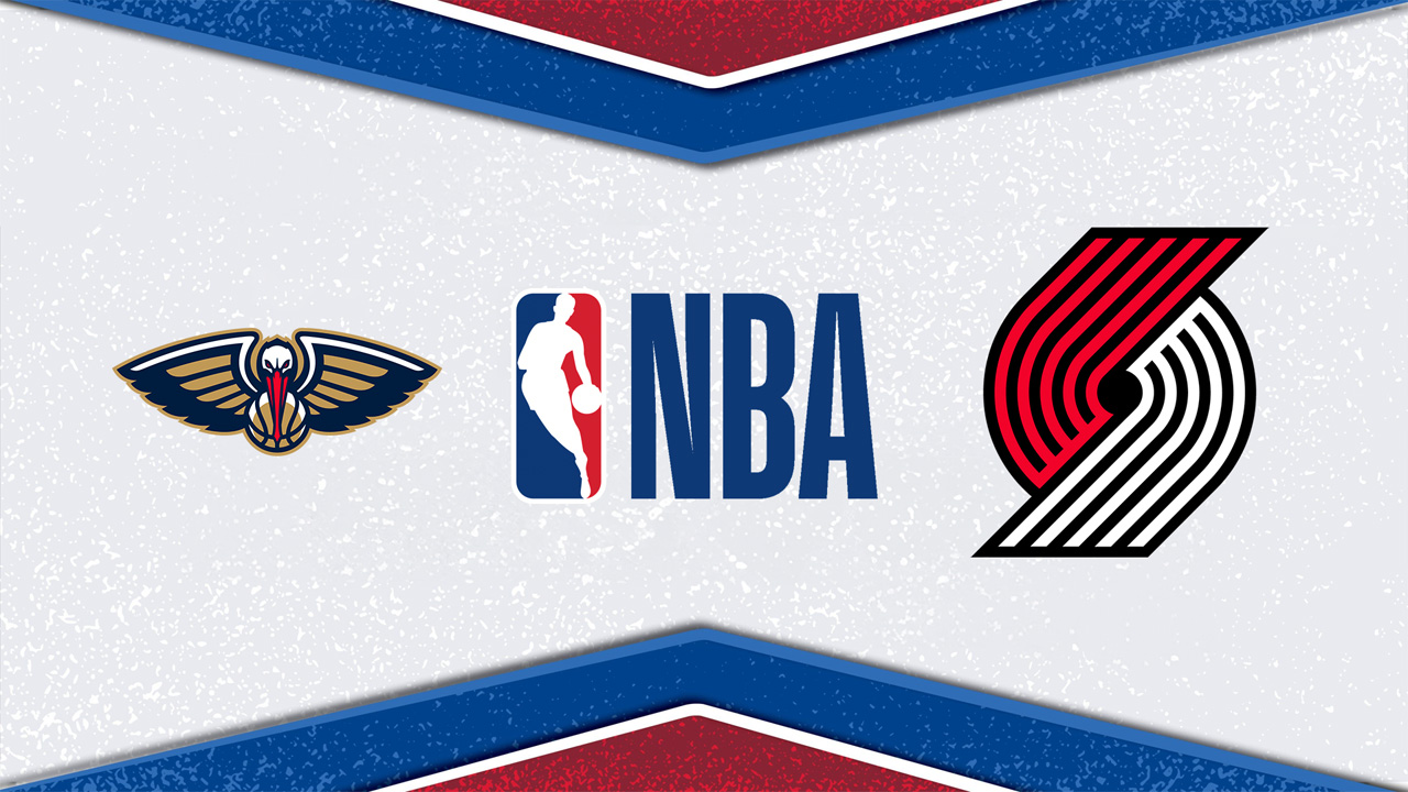 New Orleans Pelicans vs Portland Trail Blazers poster New Orleans Pelicans vs Portland Trail Blazers poster
