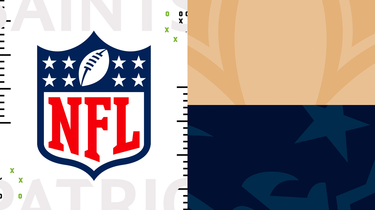 New Orleans Saints vs New England Patriots poster