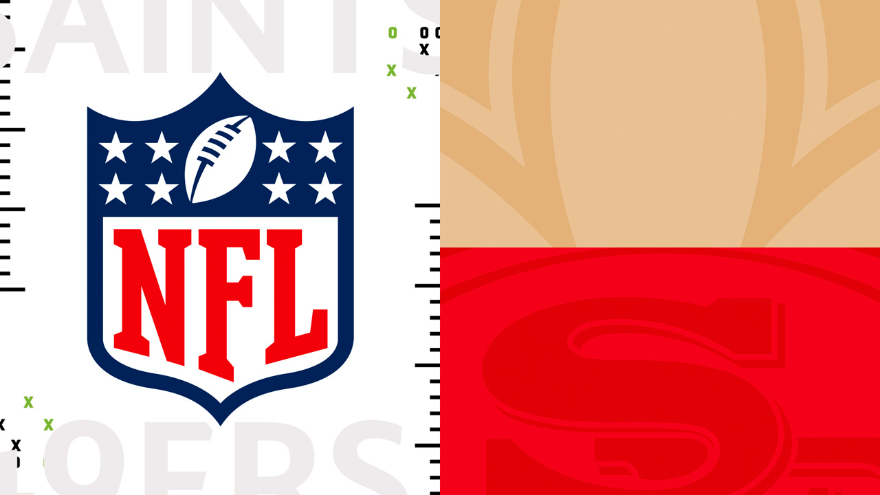 New Orleans Saints vs San Francisco 49ers poster