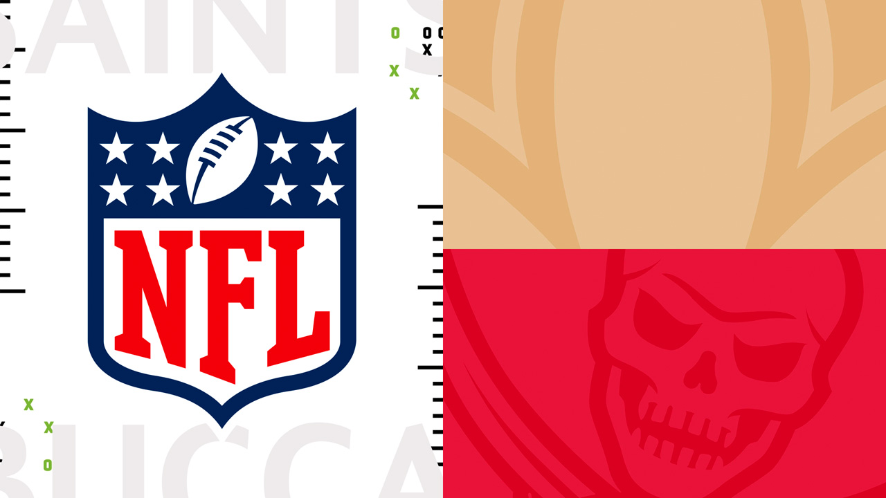 New Orleans Saints vs Tampa Bay Buccaneers poster