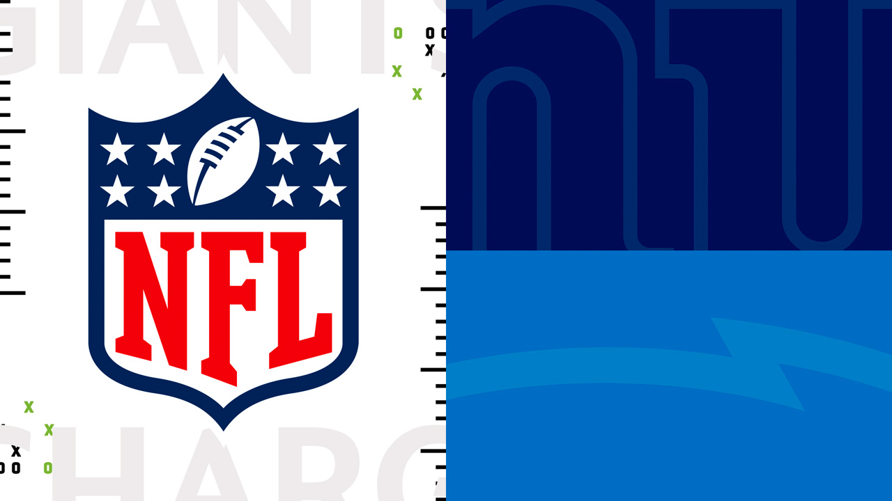 New York Giants vs Los Angeles Chargers poster New York Giants vs Los Angeles Chargers poster