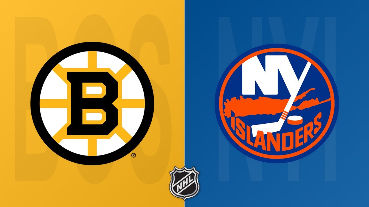 New York Islanders vs Boston Bruins poster New York Islanders vs Boston Bruins poster