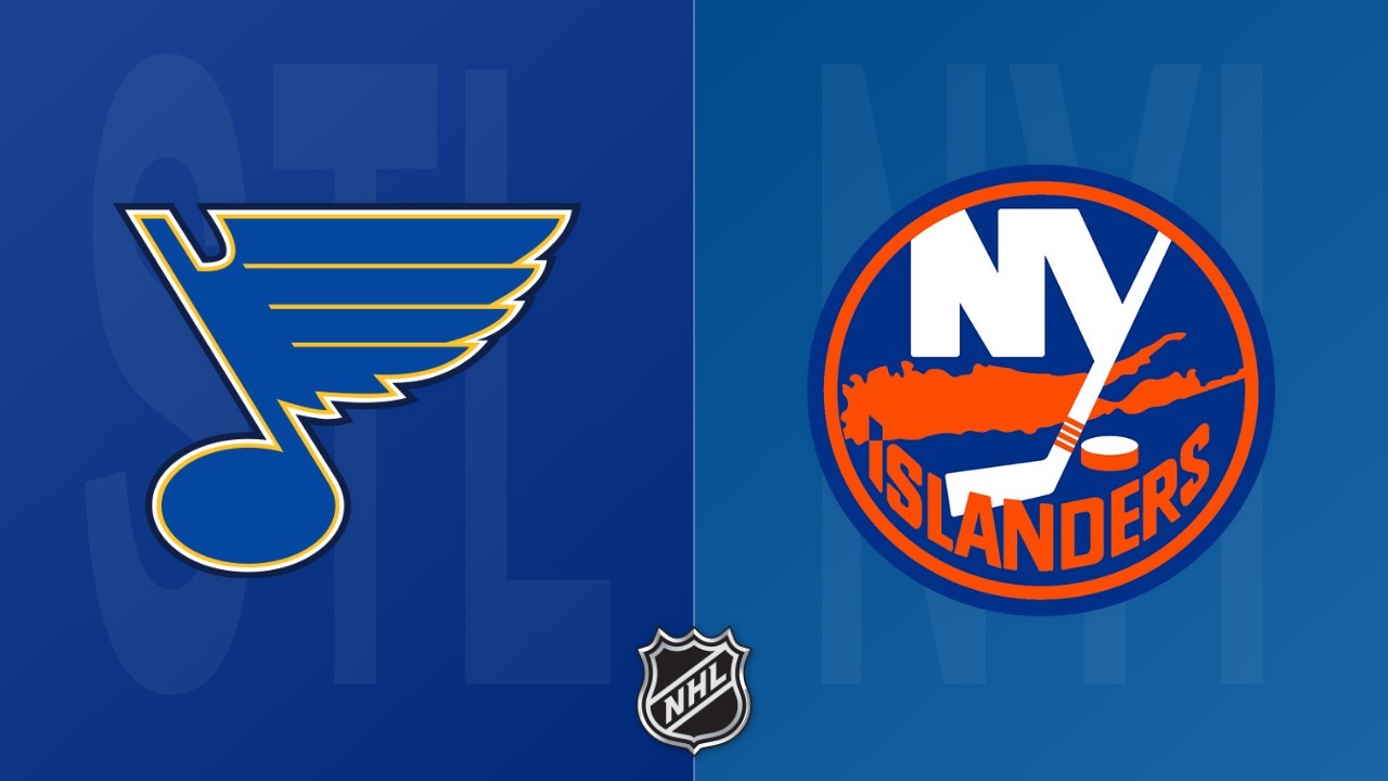 New York Islanders vs St. Louis Blues poster New York Islanders vs St. Louis Blues poster