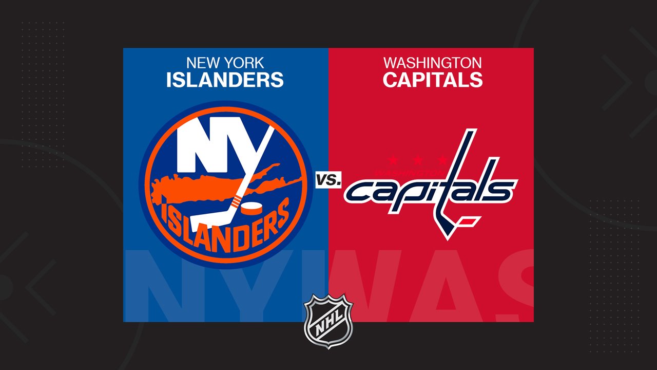 New York Islanders vs Washington Capitals poster