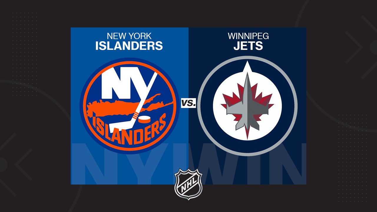 New York Islanders vs Winnipeg Jets poster