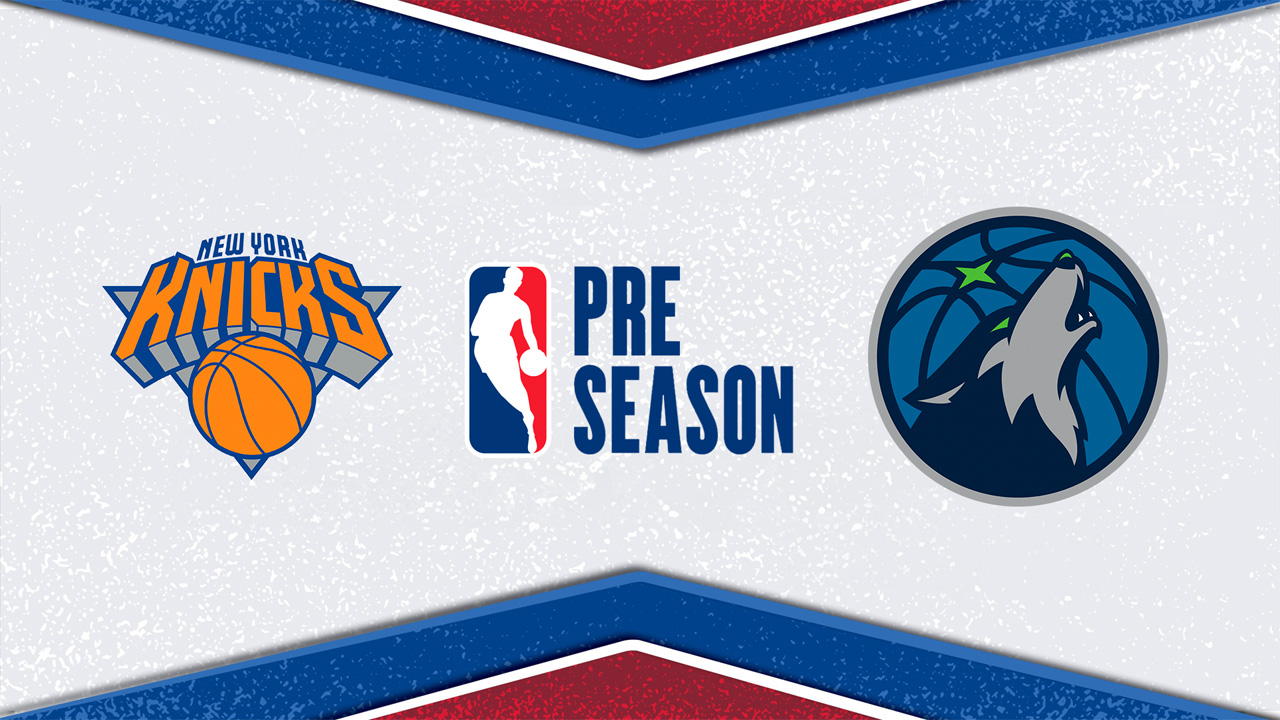 New York Knicks vs Minnesota Timberwolves poster