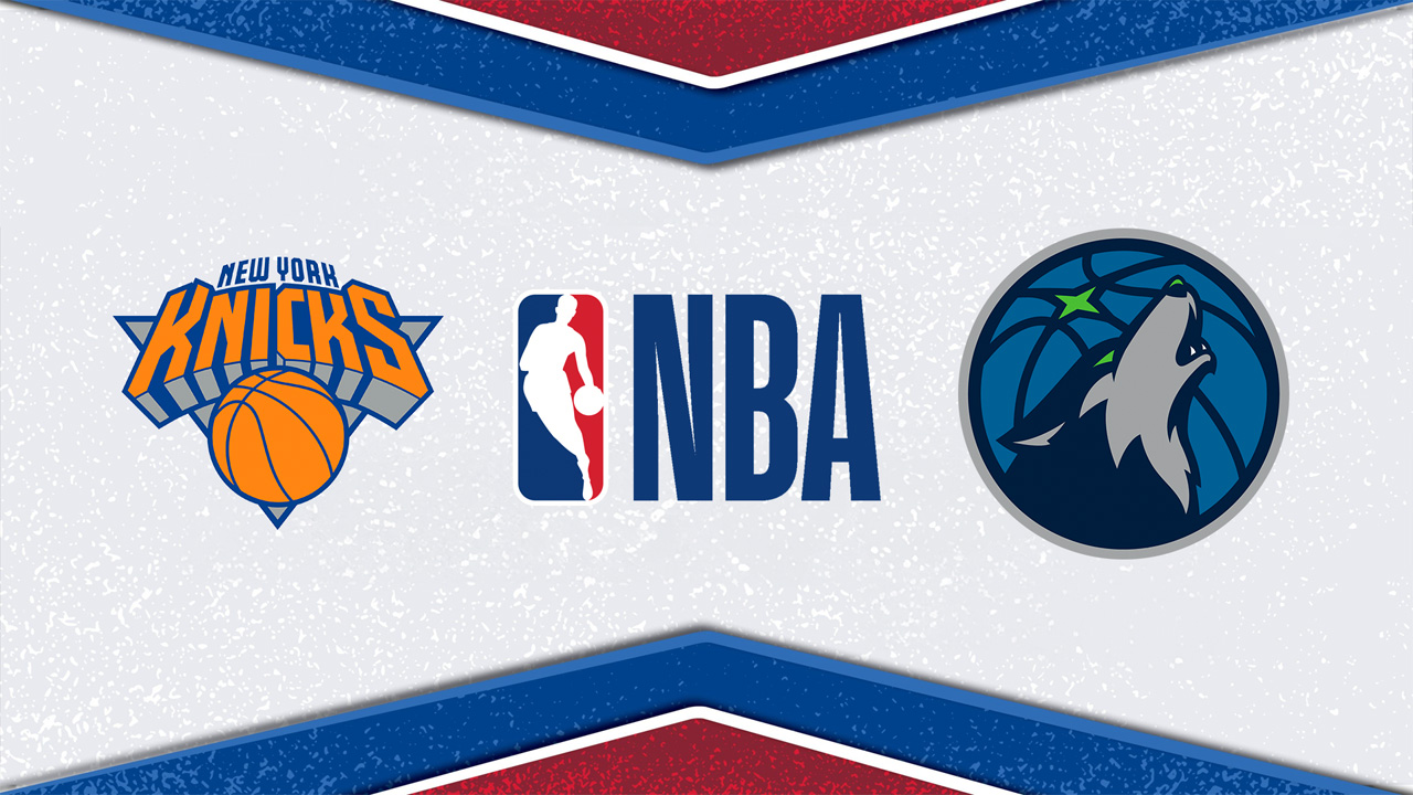 New York Knicks vs Minnesota Timberwolves poster
