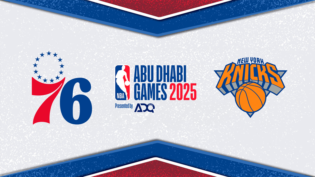 New York Knicks vs Philadelphia 76ers poster