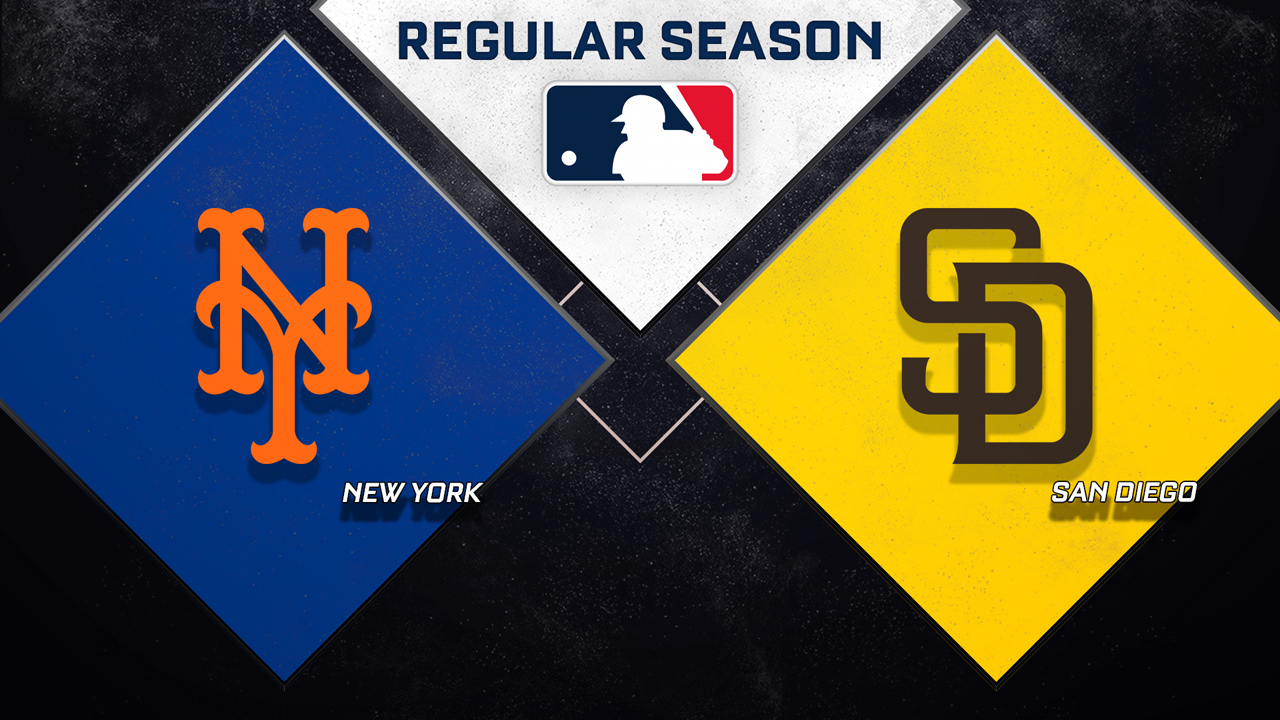New York Mets vs San Diego Padres poster