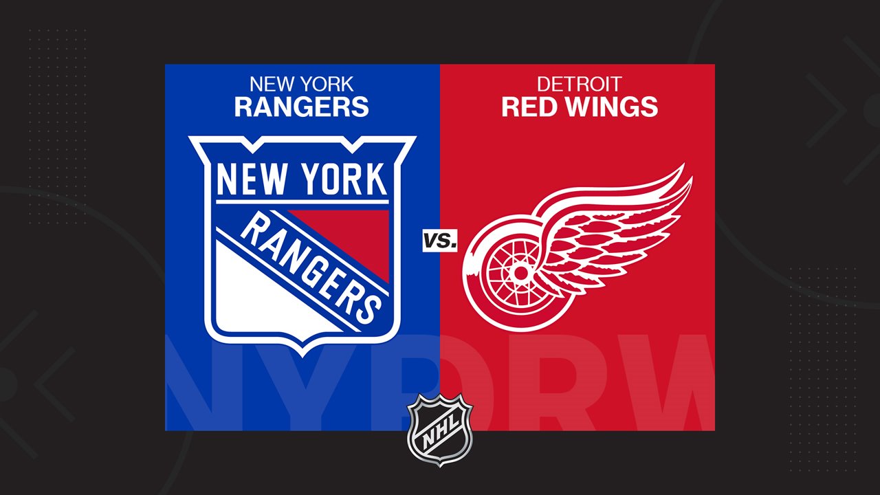New York Rangers vs Detroit Red Wings poster New York Rangers vs Detroit Red Wings poster
