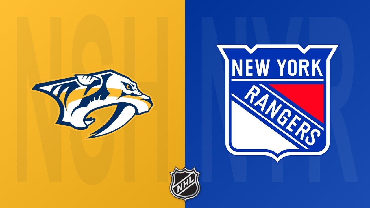 New York Rangers vs Nashville Predators poster