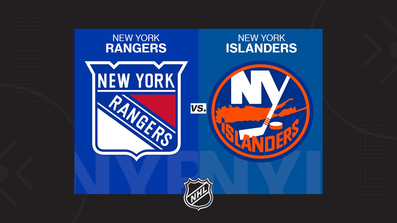 New York Rangers vs New York Islanders poster