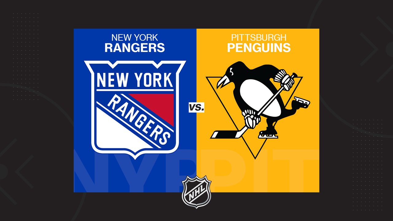 New York Rangers vs Pittsburgh Penguins poster New York Rangers vs Pittsburgh Penguins poster