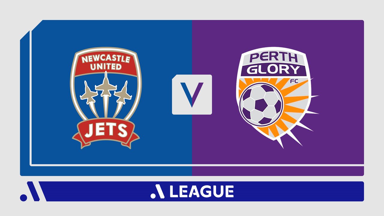 Newcastle Jets vs Perth Glory poster Newcastle Jets vs Perth Glory poster