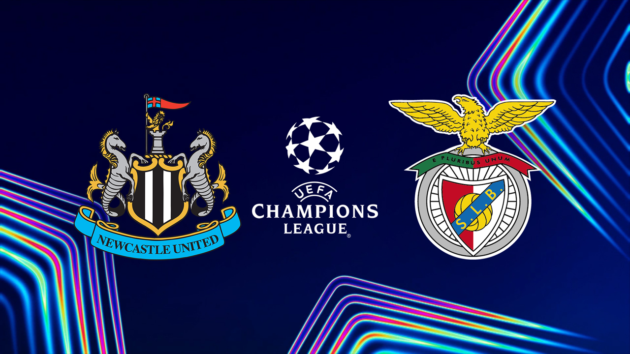 Newcastle United vs Benfica poster