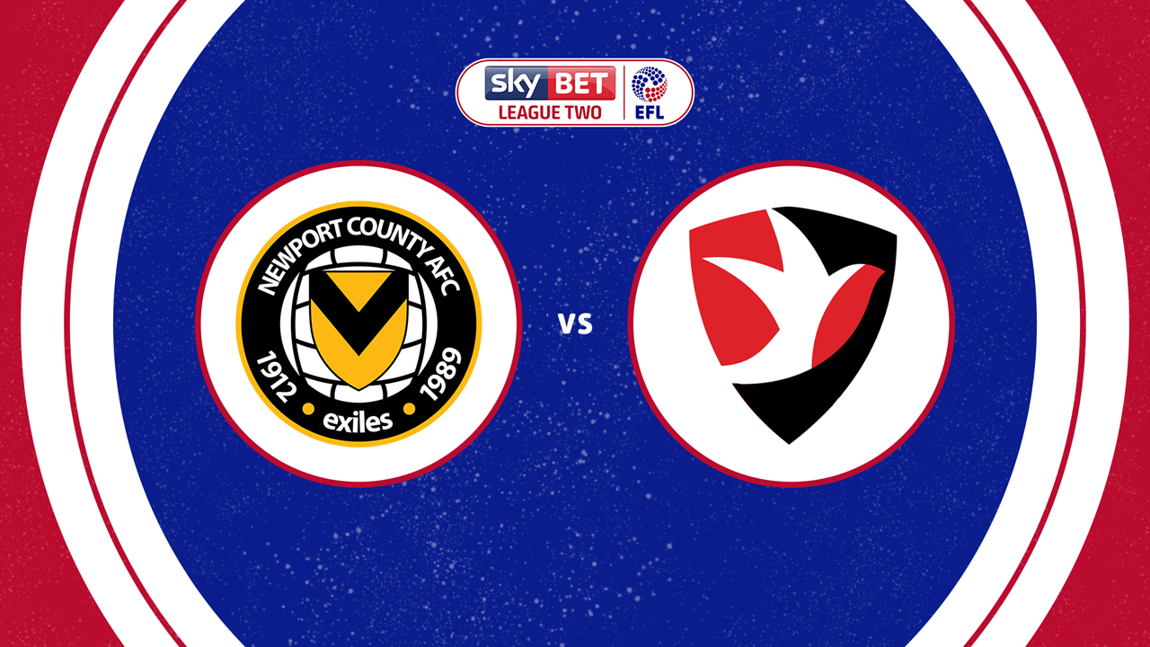Newport County vs Cheltenham Town poster Newport County vs Cheltenham Town poster